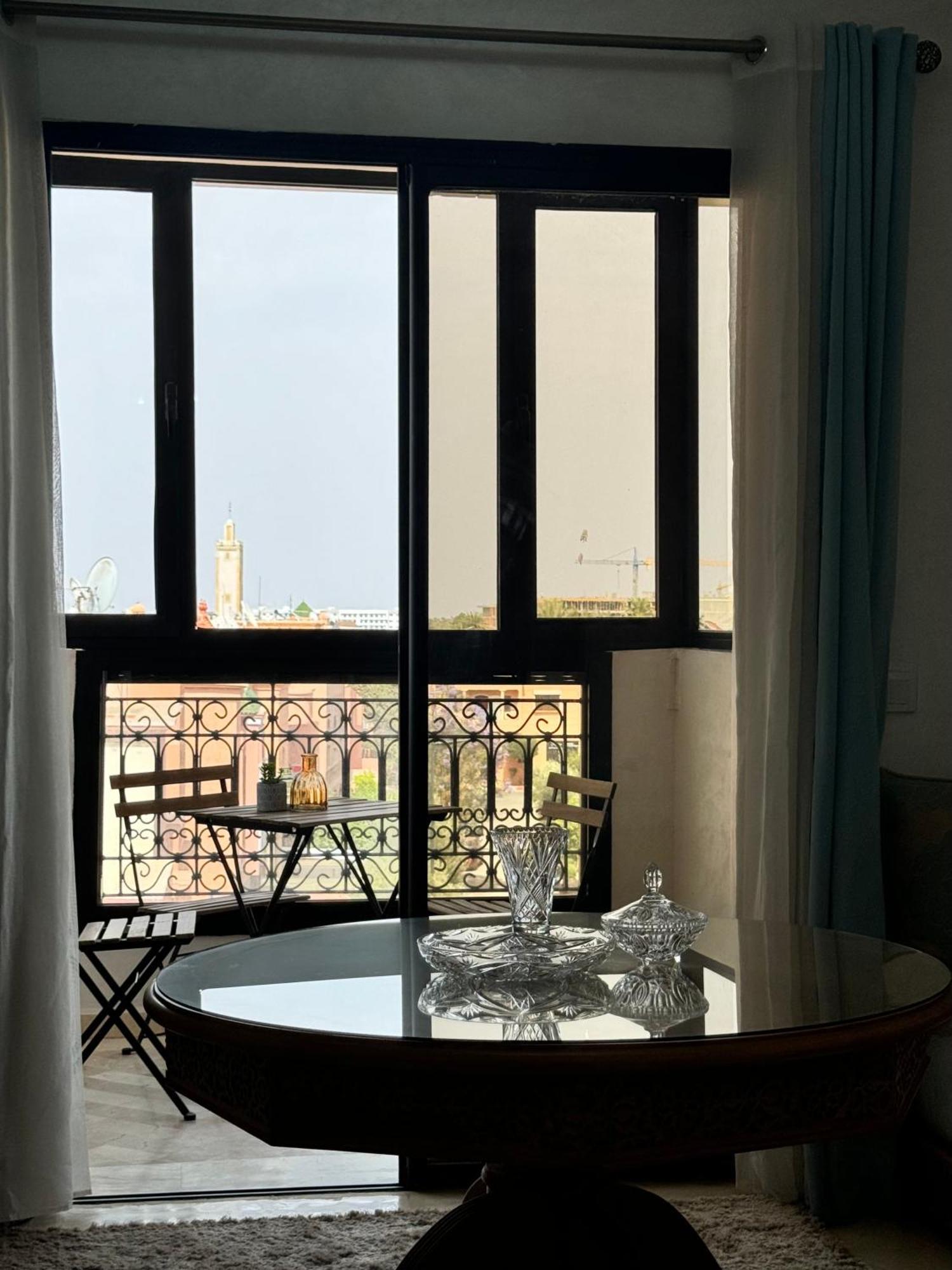 Appartement Malak - Residence Avec Piscine, Wifi, Gardien H24 Marrakesh Buitenkant foto
