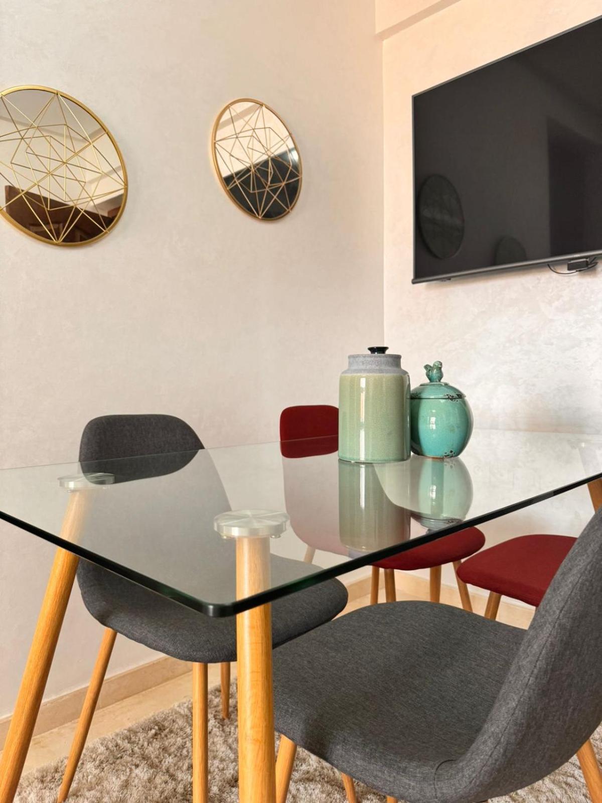 Appartement Malak - Residence Avec Piscine, Wifi, Gardien H24 Marrakesh Buitenkant foto