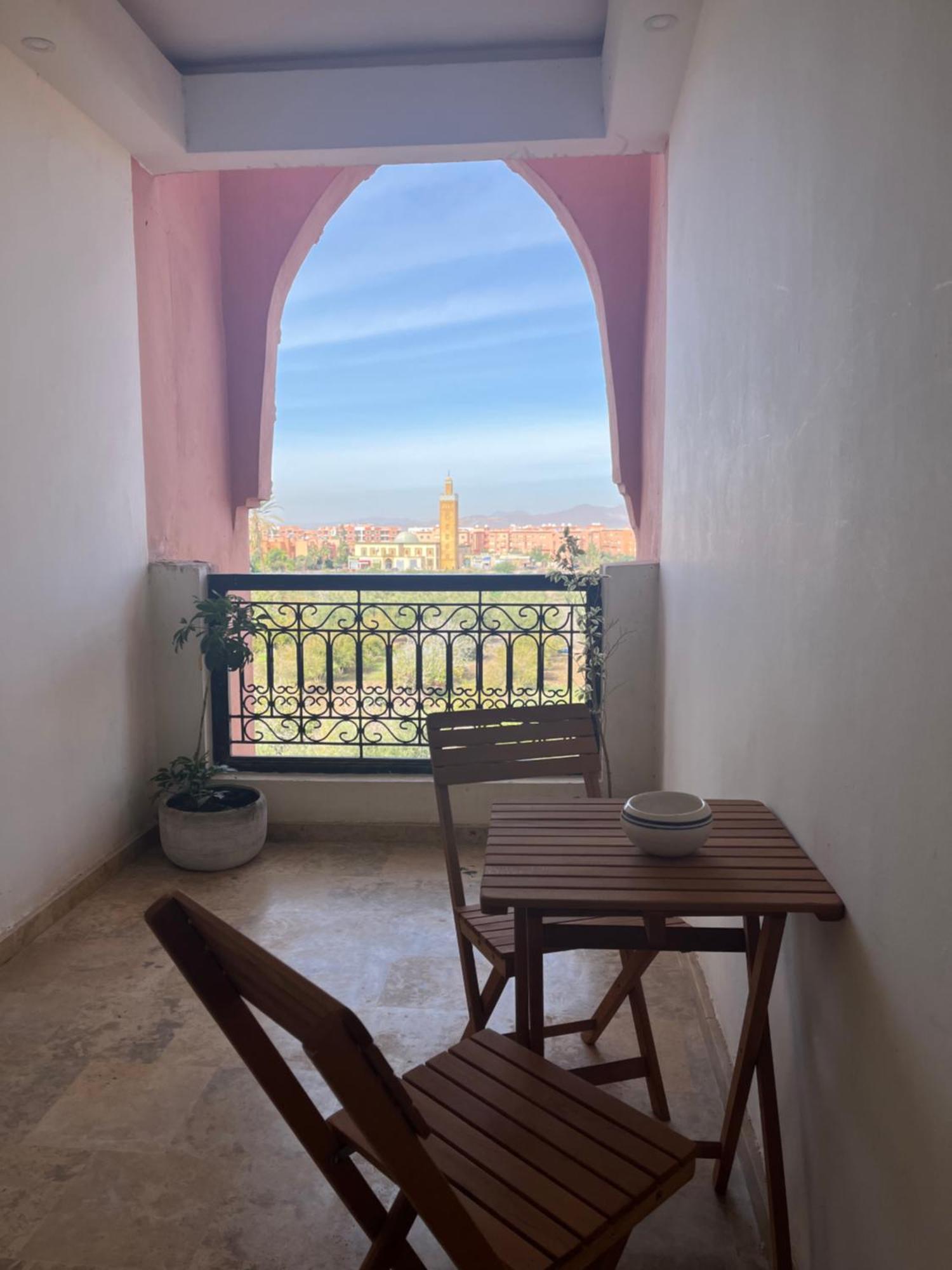 Appartement Malak - Residence Avec Piscine, Wifi, Gardien H24 Marrakesh Buitenkant foto